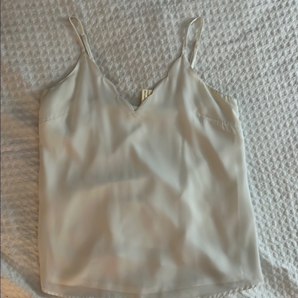Japna Cream Fitted Camisole Top